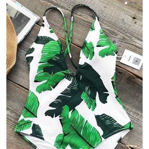 Leafy one piece by CUPSHE! BRAND NEW WITH TAGS